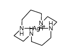 silver(II)-1,4,8,11-tetraazacyclotetradecane结构式