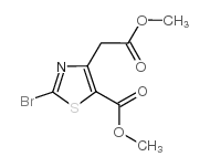 Methyl 2-bromo-4-(2-methoxy-2-oxoethyl)thiazole-5-carboxylate Structure