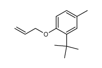 allyl-(2-tert-butyl-4-methyl-phenyl)-ether Structure