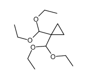 1,1-bis(diethoxymethyl)cyclopropane Structure