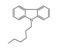 9-hexylcarbazole Structure