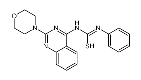 1-(2-morpholin-4-ylquinazolin-4-yl)-3-phenylthiourea Structure