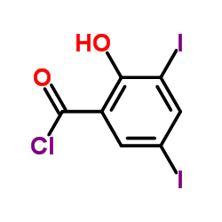 3,5-二碘水杨酰氯结构式