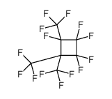 1,1,2,2,3-pentafluoro-3,4,4-tris(trifluoromethyl)cyclobutane Structure