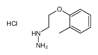 2-(2-methylphenoxy)ethylhydrazine,hydrochloride Structure