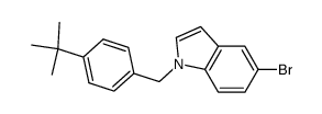 1-[4-(tert-Butyl)benzyl]-5-bromo-1H-indole Structure