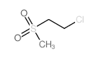 1-氯-2-(甲基磺酰基)乙烷结构式
