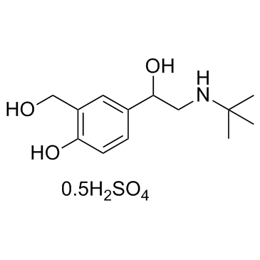 硫酸沙丁胺醇结构式