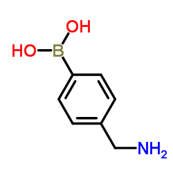 [4-(Aminomethyl)phenyl]boronic acid Structure