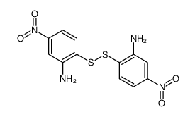 2-[(2-amino-4-nitrophenyl)disulfanyl]-5-nitroaniline Structure