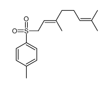 (E)-1-((3,7-dimethylocta-2,6-dien-1-yl)sulfonyl)-4-methylbenzene Structure