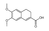2-NAPHTHOIC ACID, 3,4-DIHYDRO-6,7-DIMETHOXY-结构式
