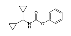 dicyclopropylmethyl-carbamic acid phenyl ester Structure