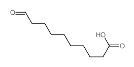 Decanoic acid, 10-oxo-结构式