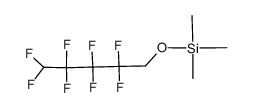 trimethyl-(1H,1H,5H-octafluoropentyloxy)silane结构式
