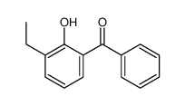 (3-ethyl-2-hydroxyphenyl)-phenylmethanone Structure