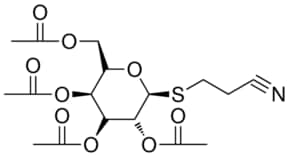 1-s-(2-cyanoethyl)-2,3,4,6-tetra-o-acetyl-1-thio-beta-d-galactopyranoside结构式
