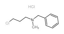 N-苄基-3-氯-N-甲基丙胺盐酸盐结构式