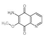 6-amino-7-methoxy-quinoline-5,8-dione结构式