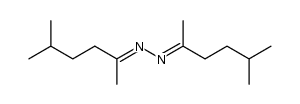 bis-(1,4-dimethyl-pentylidene)-hydrazine结构式