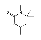 3,4,4,6-tetramethyl-1,3-thiazinane-2-thione Structure