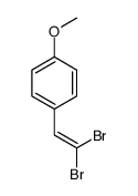 1-(2,2-dibromoethenyl)-4-methoxybenzene结构式