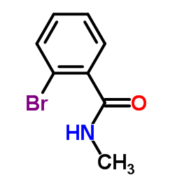 2-溴-N-甲基苯甲酰胺结构式