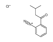 2-(3-methylbutanoyl)benzenediazonium,chloride结构式