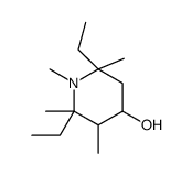 2,6-diethyl-1,2,3,6-tetramethylpiperidin-4-ol Structure