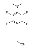3-[4-(dimethylamino)-2,3,5,6-tetrafluorophenyl]prop-2-yn-1-ol Structure