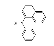 N-phenyl-N-trimethylsilyl-3,4-dihydronaphthalen-1-amine结构式