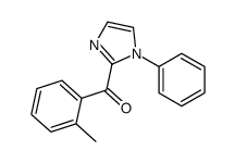 (2-methylphenyl)-(1-phenylimidazol-2-yl)methanone Structure