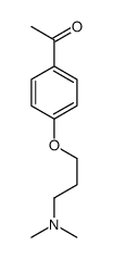 1-[4-[3-(dimethylamino)propoxy]phenyl]ethanone Structure