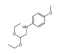 N-(2,2-diethoxyethyl)-4-methoxyaniline结构式