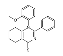 1-(2-Methoxy-phenyl)-2-phenyl-5,6,7,8-tetrahydro-1H-quinazoline-4-thione Structure