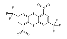 1,6-dinitro-3,8-bis(trifluoromethyl)thianthrene Structure
