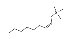 (Z)-1-(Trimethylsilyl)-2-nonene Structure