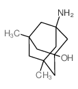 1-Amino-7-hydroxy-3,5-dimethyladamantane structure