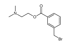 2-(dimethylamino)ethyl 3-(bromomethyl)benzoate Structure