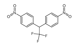 1,1,1-trifluoro-2,2-bis-(4-nitrophenyl) ethane结构式