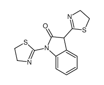 1,3-bis(4,5-dihydro-1,3-thiazol-2-yl)-3H-indol-2-one Structure