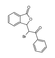 3-(1-bromo-2-oxo-2-phenyl-ethyl)-3H-isobenzofuran-1-one Structure