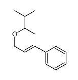 4-phenyl-2-propan-2-yl-3,6-dihydro-2H-pyran结构式