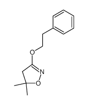 5,5-dimethyl-3-phenethyloxy-4,5-dihydro-isoxazole Structure