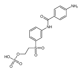 4’-氨基苯甲酰苯胺-3-β-乙基砜基硫酸酯结构式
