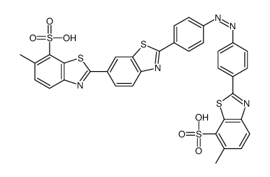 barium 2',2'''-(azodi-4,1-phenylene)bis[6-methyl[2,6'-bibenzothiazole]-7-sulphonate] picture