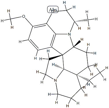 21-Deoxy-16-methoxy-22β-methyl-4,25-secoobscurinervan结构式