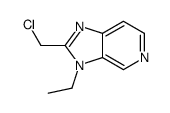 2-(氯甲基)-3-乙基-3H-咪唑并4,5-c吡啶结构式