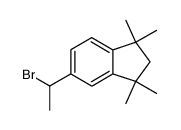 5-(1-bromoethyl)-1,1,3,3-tetramethyl-2,3-dihydro-1H-indene Structure