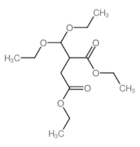 diethyl 2-(diethoxymethyl)butanedioate结构式